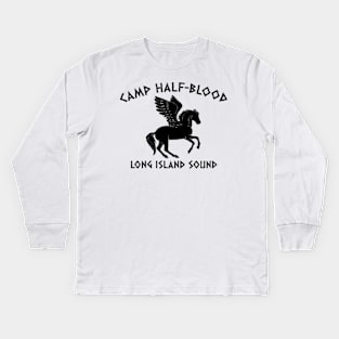 Camp Half Blood Long Island Sound Kids Long Sleeve T-Shirt